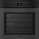 Miele H 7464 BPX Obsidianschwarz matt Griffloser Backofen im perfekt kombinierbaren Design mit Speisenthermometer und LED-Beleuchtung.